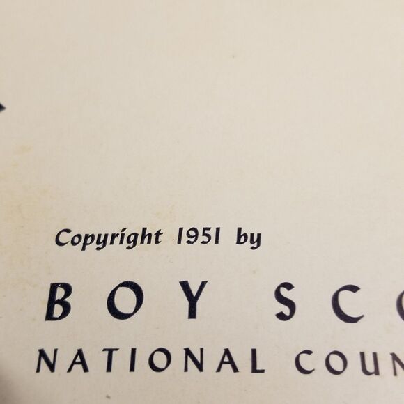Vintage Parents cub scout Book 1951 - Picture 8 of 8
